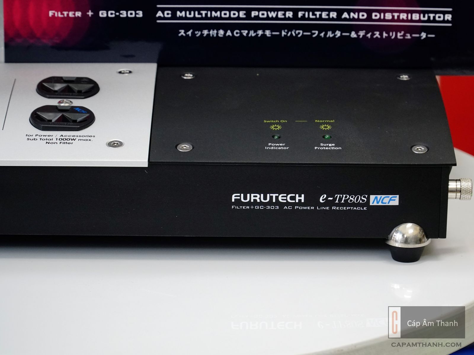 Lọc điện Furutech e-TP80 S NCF: Nhiều nâng cấp đáng giá